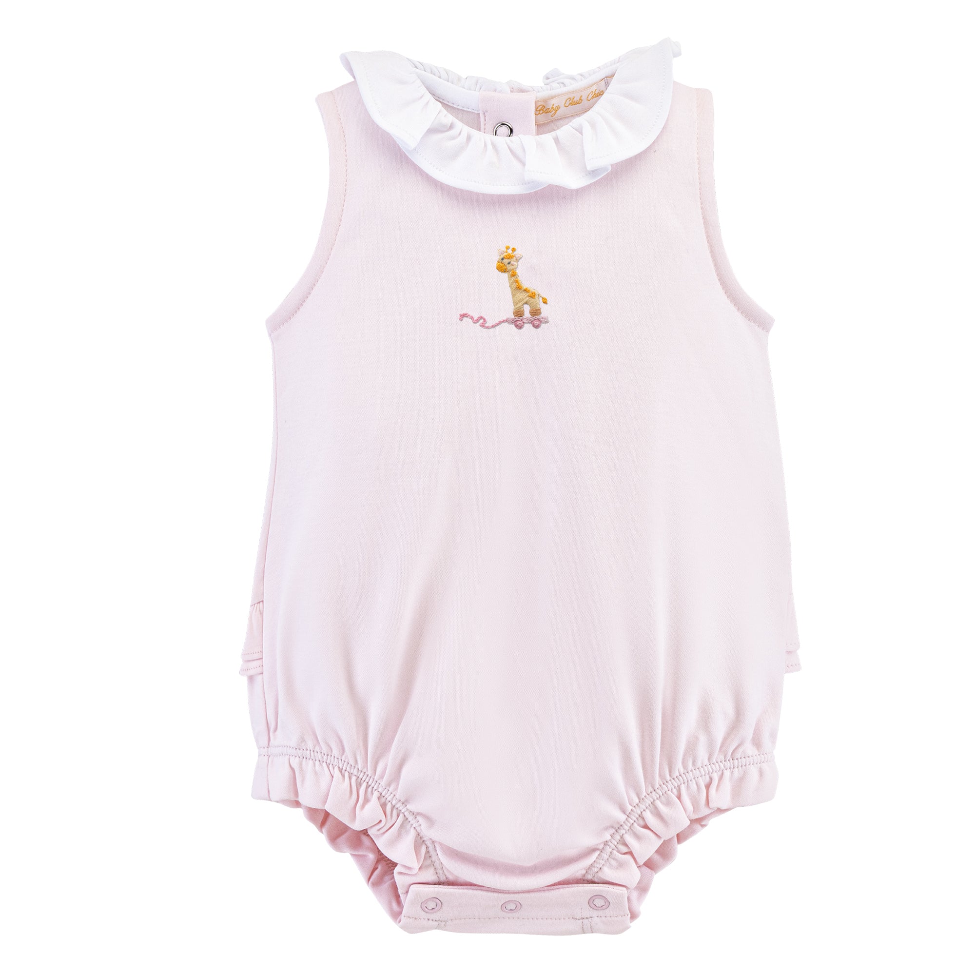 Girl Tiny Giraffe Pink Bubble