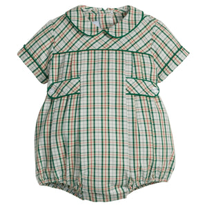 Mistletoe Tartan Bennet Bubble (Toddler)