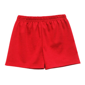 Red Leo Knit Short