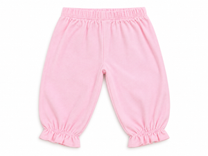 Light Pink Cord Girl Bloomer Pant w/ Ruffle