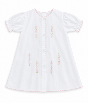 Pink Row Flowers Daygown