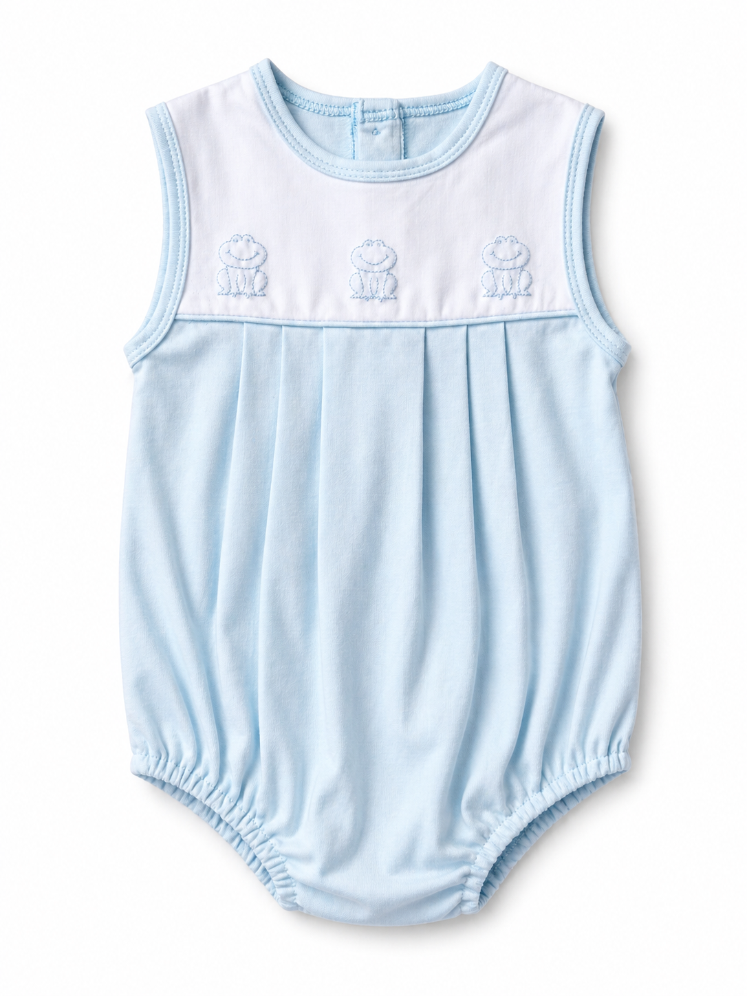 Blue Frog Knit Bubble