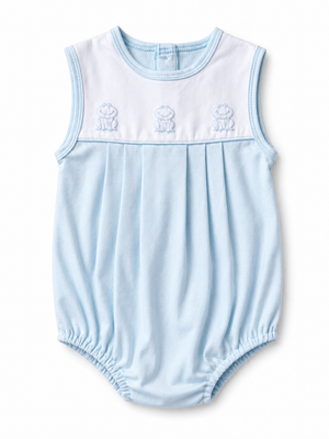 Blue Frog Knit Bubble