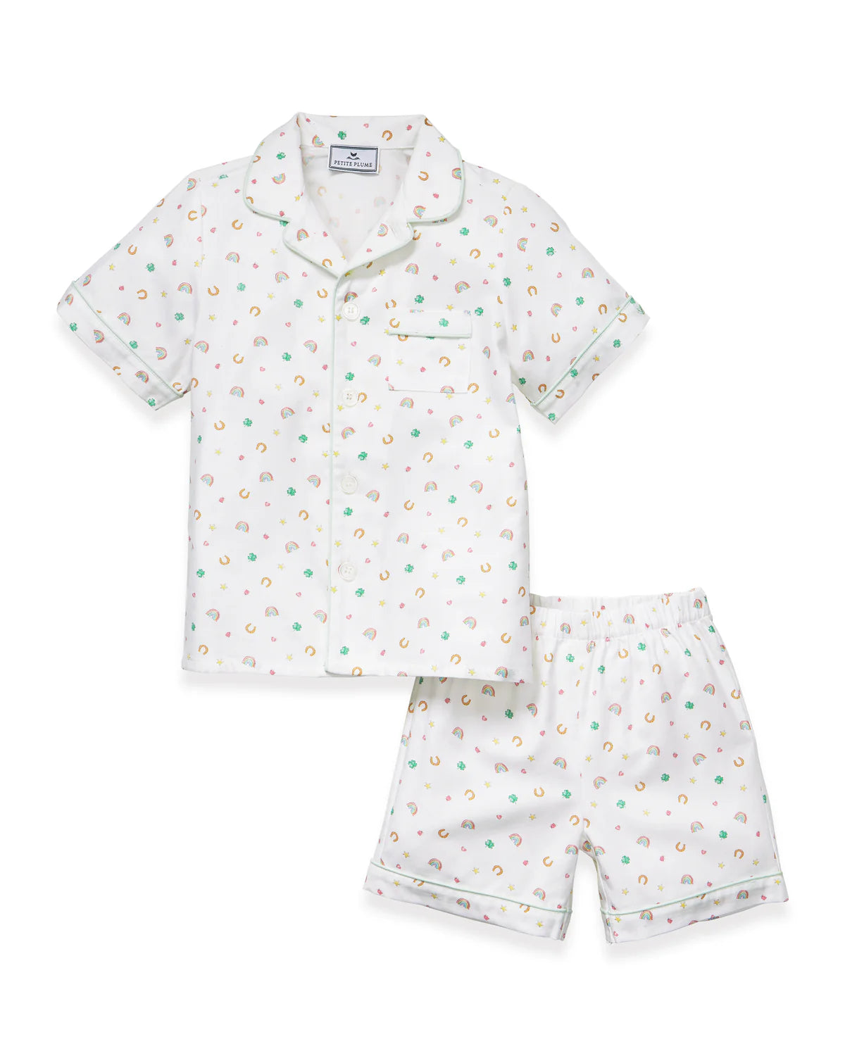 Good Luck Charms Twill Pajama Short Set