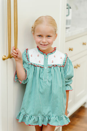 Candy Cane Loungewear Girl Dress (Kid)