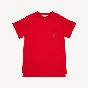 Richmond Red/Park City Periwinkle Carter Crewneck