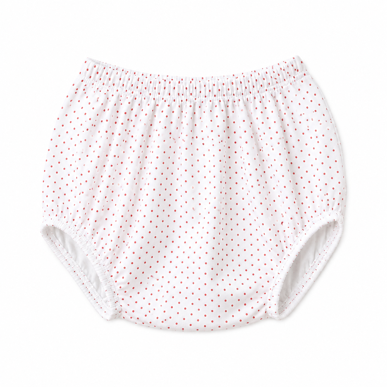 Boy White w/ Red Dot Diaper Cover