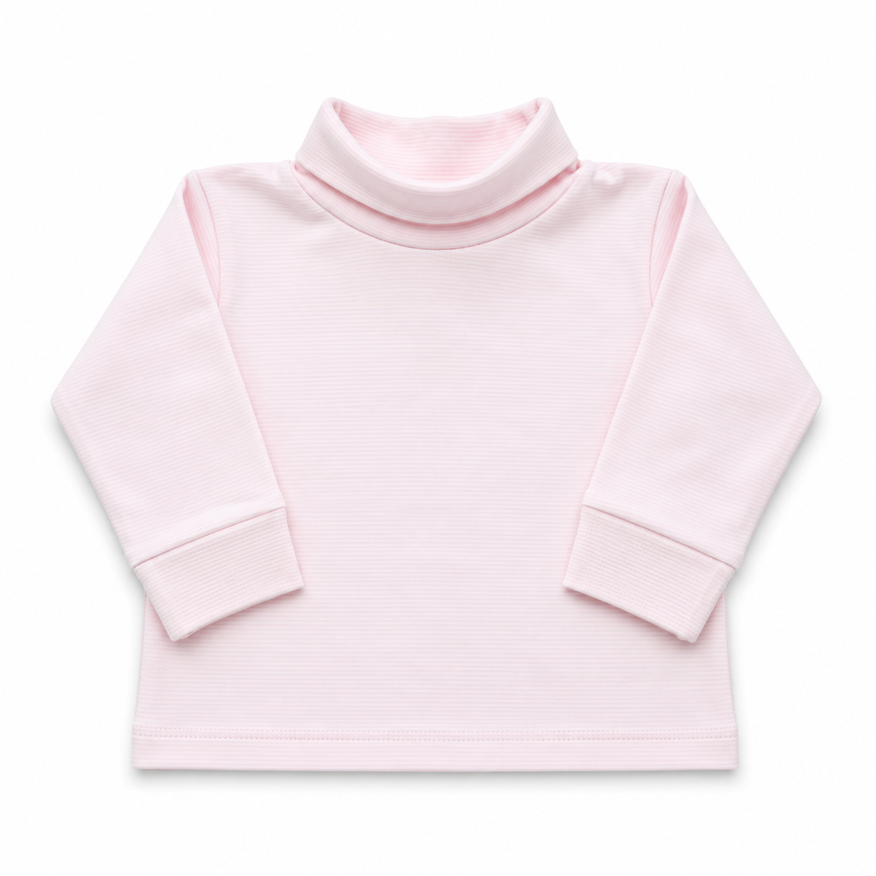 Light Pink Thin Stripe Turtleneck