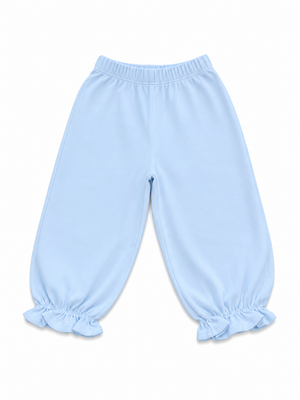 Light Blue Bloomer Pant w/ Ruffle