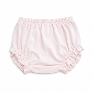 Girl Light Pink Solid Diaper Cover