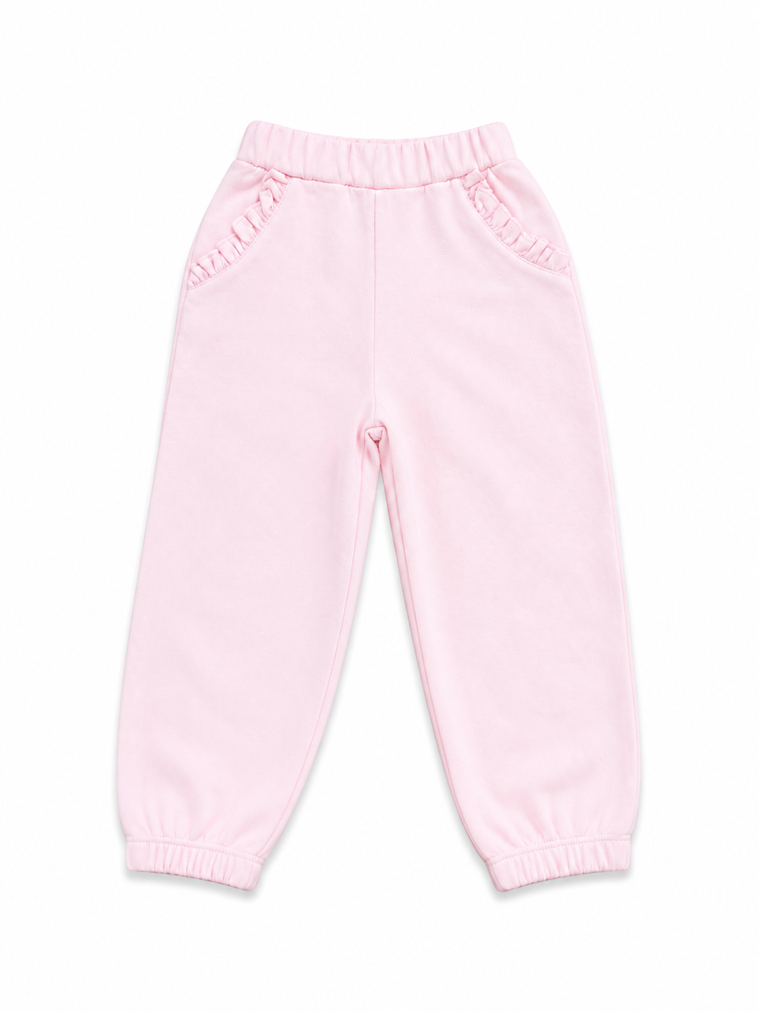 Pink Sweatpants w/ Ruffle Pockets