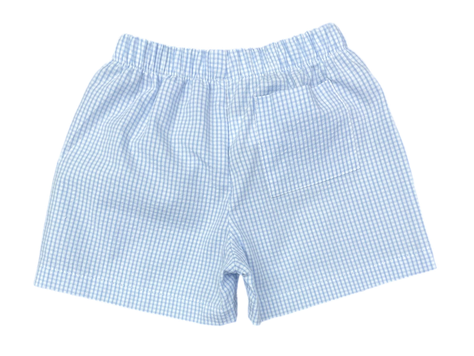 Mini Blue Gingham Conrad Short
