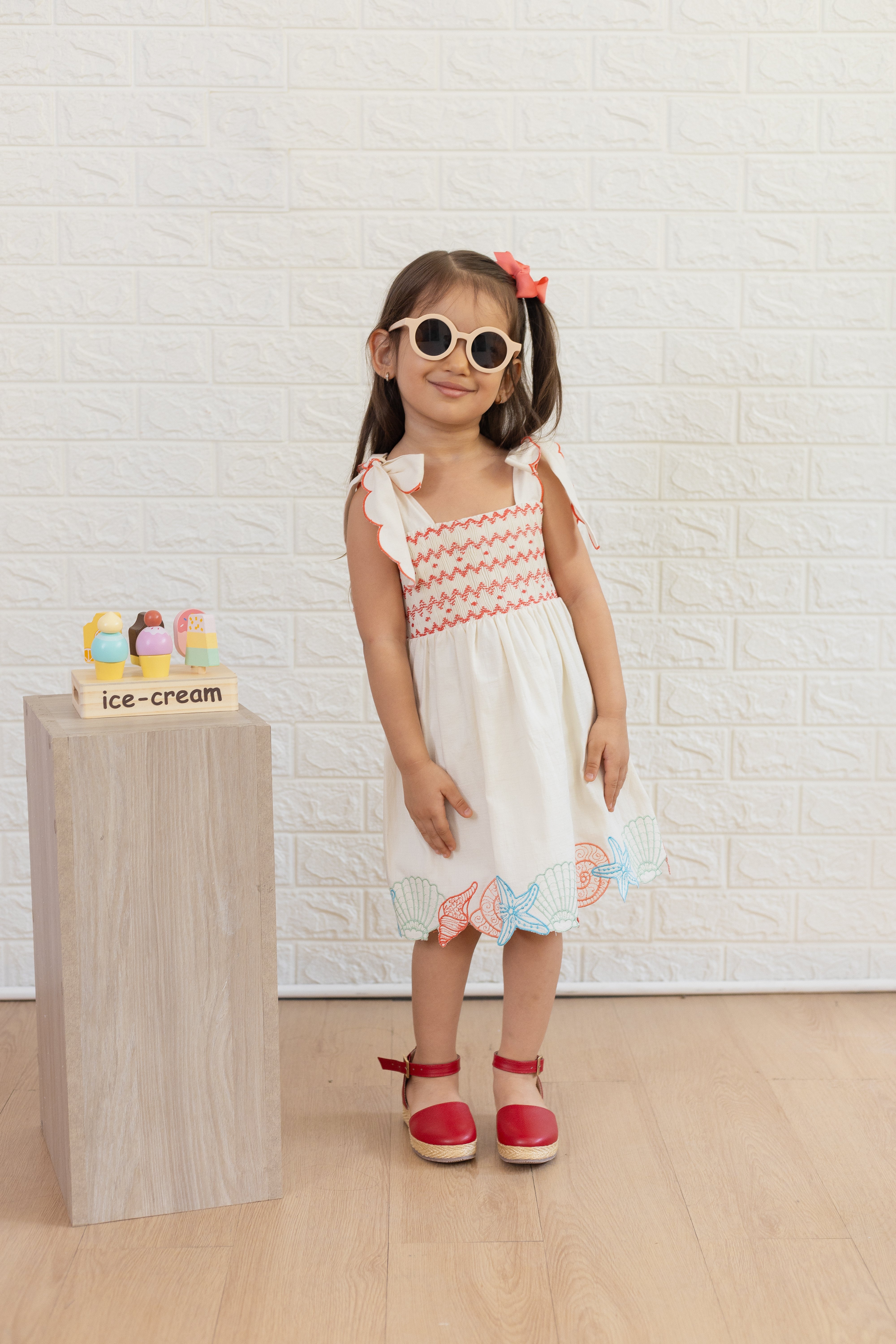 Margot Girl Shells Dress