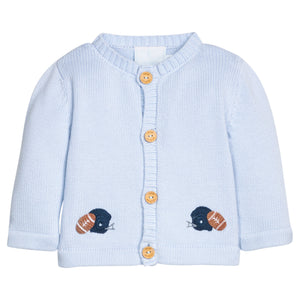 Football Helmet Crochet Cardigan