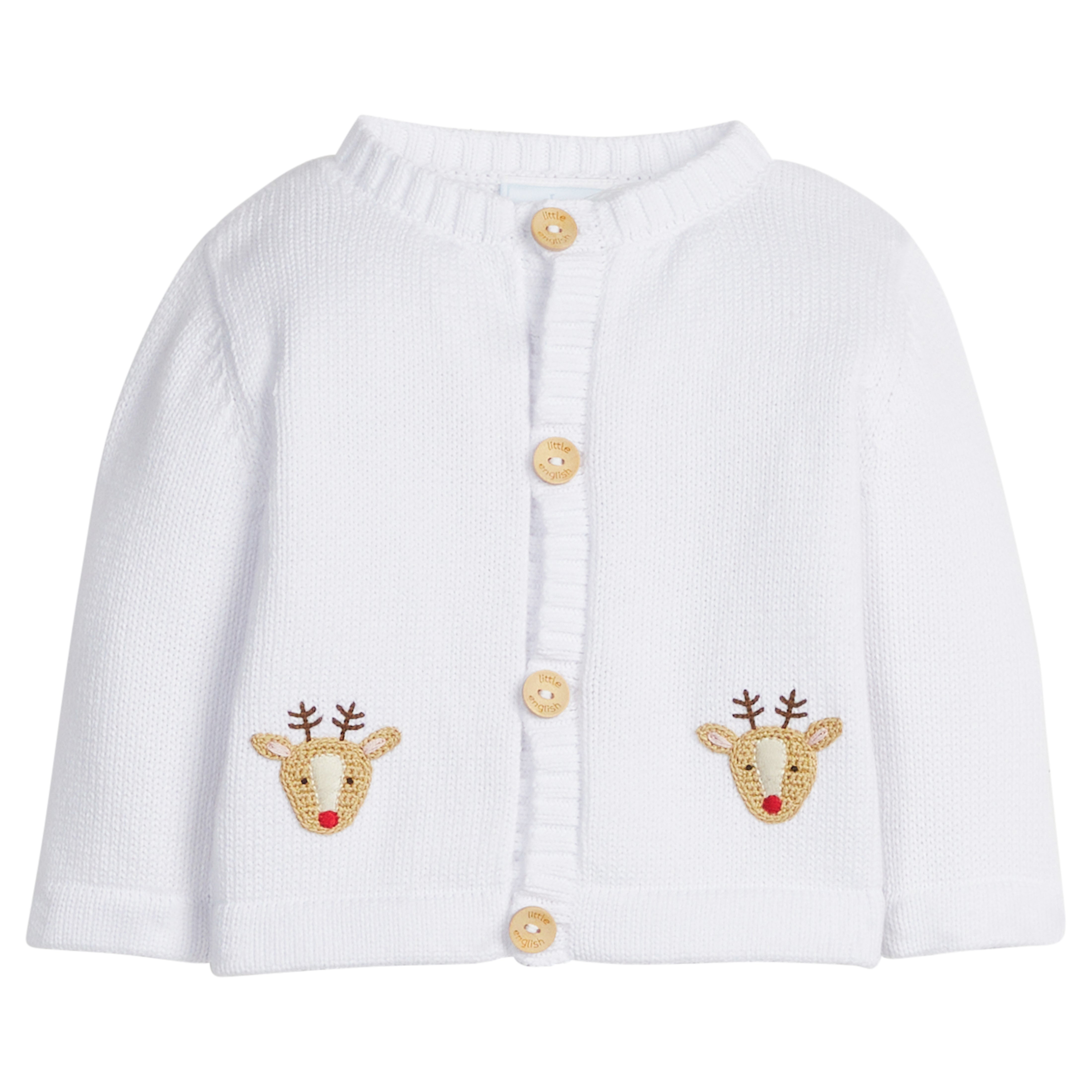 Reindeer Crochet Cardigan (Baby)
