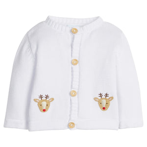 Reindeer Crochet Cardigan (Baby)