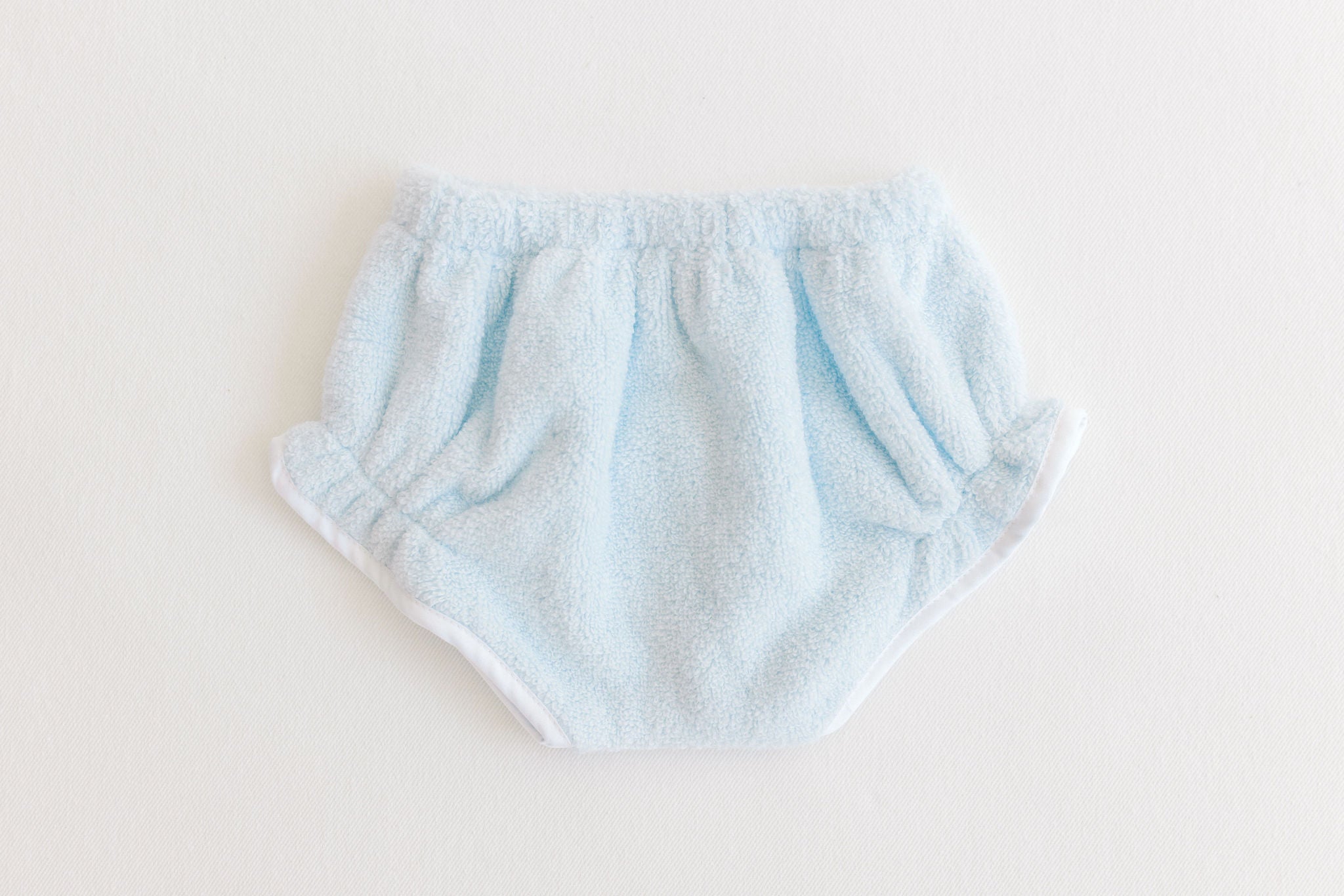 Blue Terry Diaper Cover