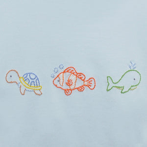 Ocean Charms Blue Houston Shirt