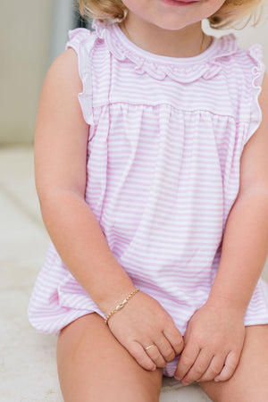 Light Pink Stripe Rosie Bubble