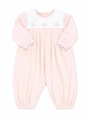 Pink Flower Knit Longall