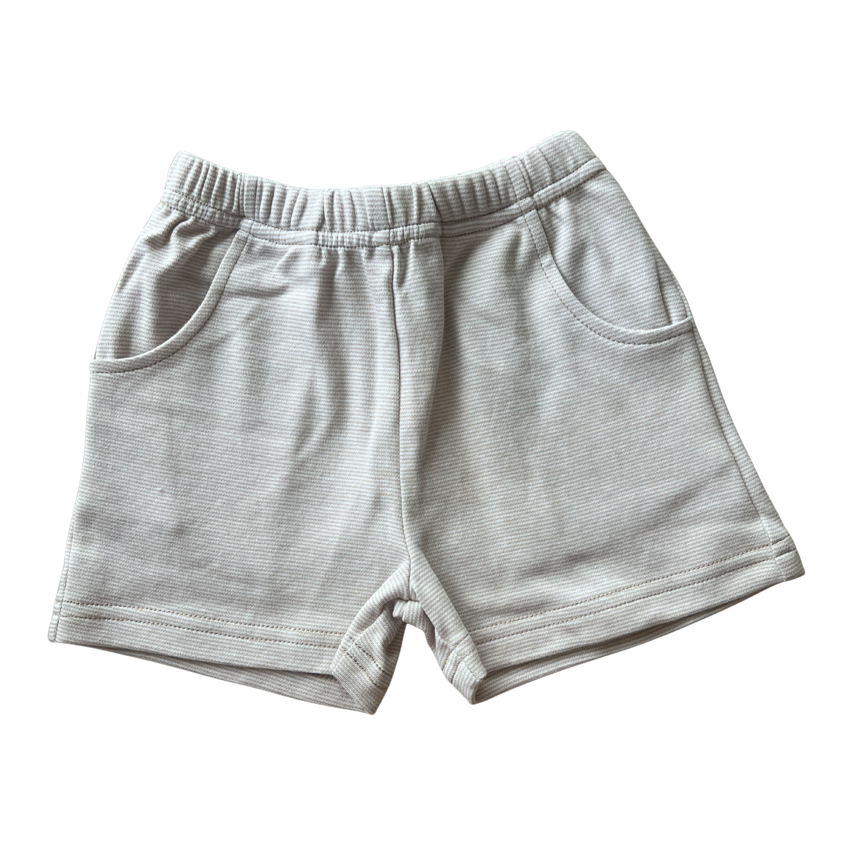 Sand Stripe Front Pocket Shorts