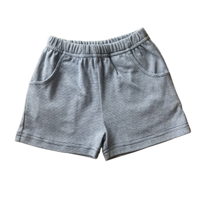 Royal Blue Stripe Shorts w/ Front Pocket