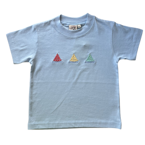 Lt Blue Three Sailboat Icons