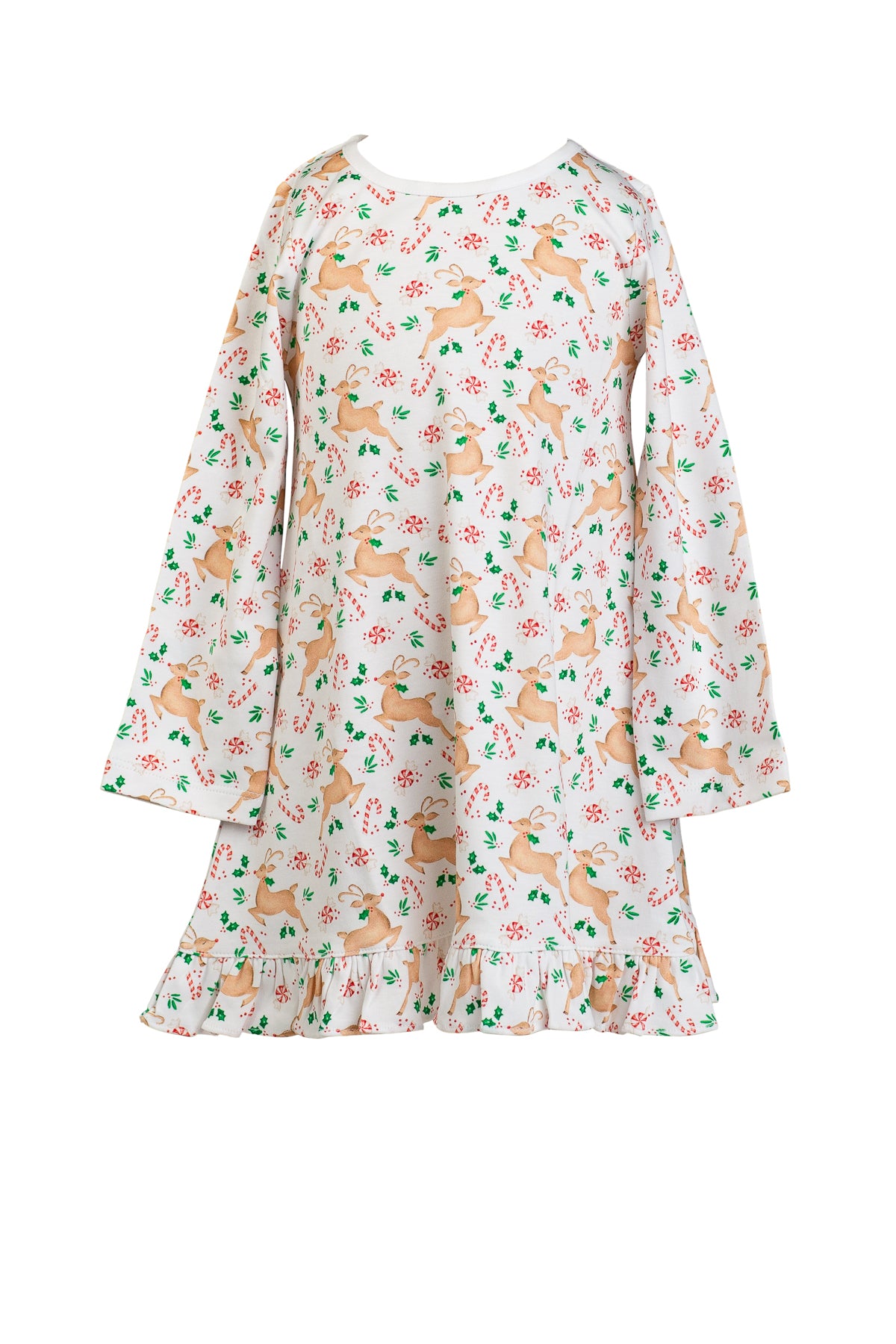 Prancer LS Yoke Dress