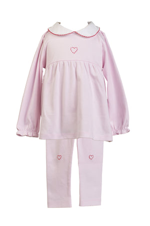 Heart LS Tunic Set