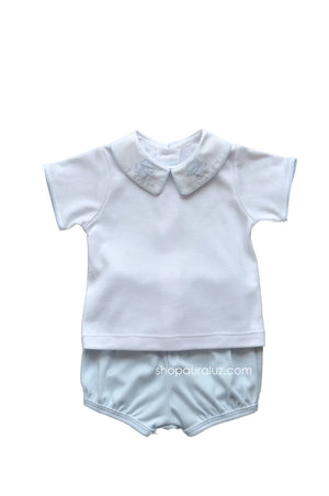 Blue/White Elephant 2 Piece Set