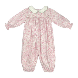 Pink/Mint Floral Christy Long Bubble
