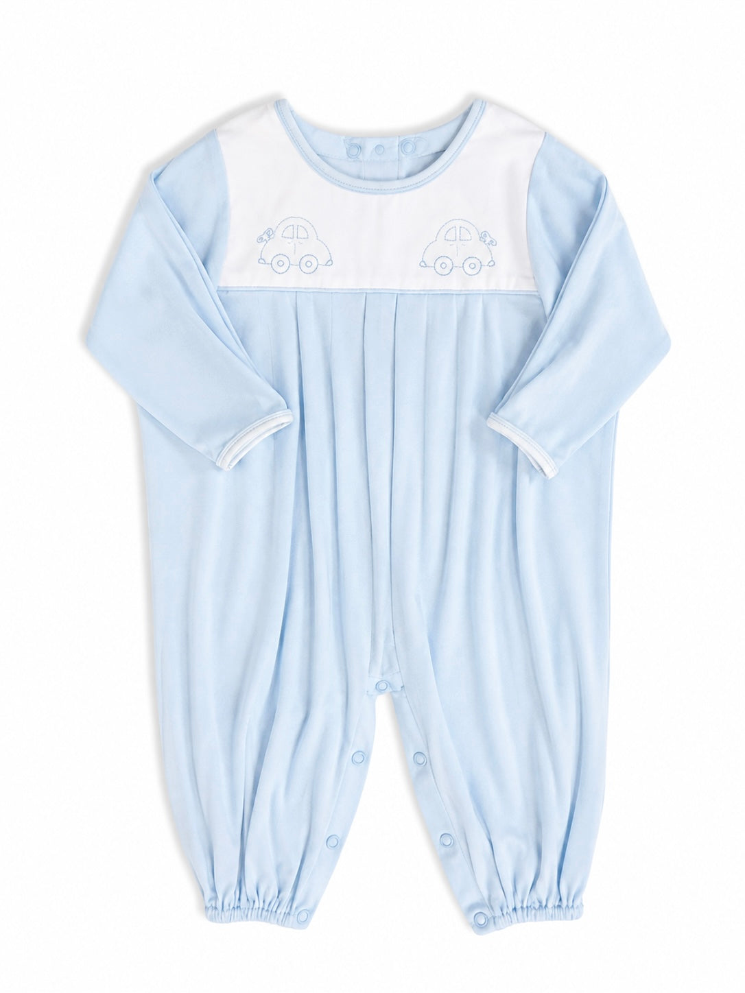 Blue Wind Up Car Knit Longall