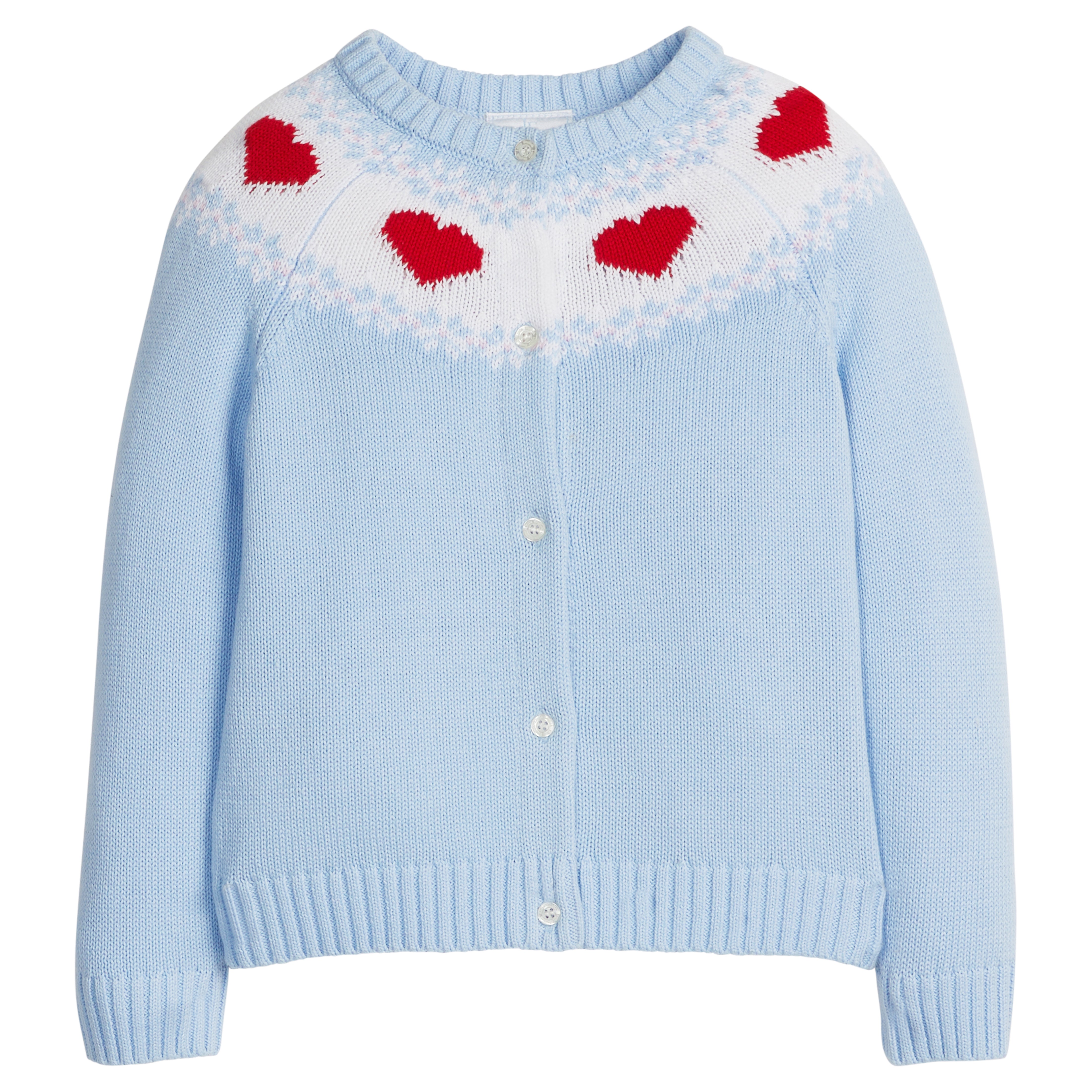 Fair Isle Heart Cardigan