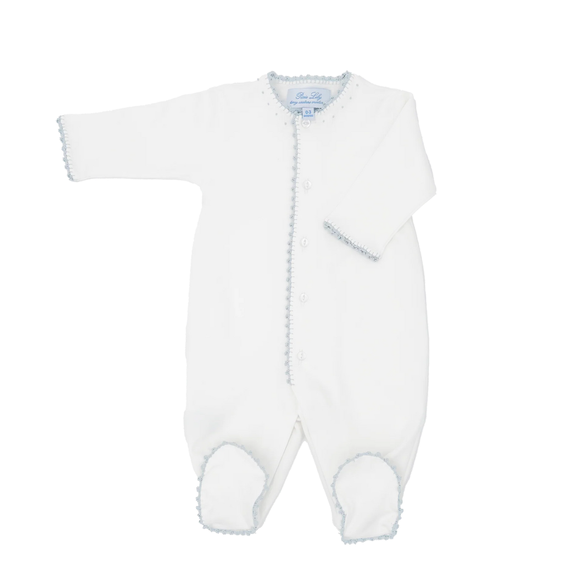 PL Jersey Footy Romper Blue