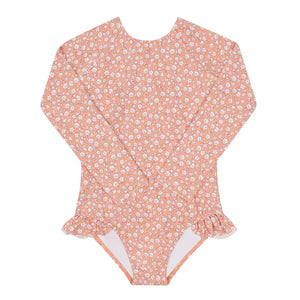 Girls Melone Floral Rashguard One Piece
