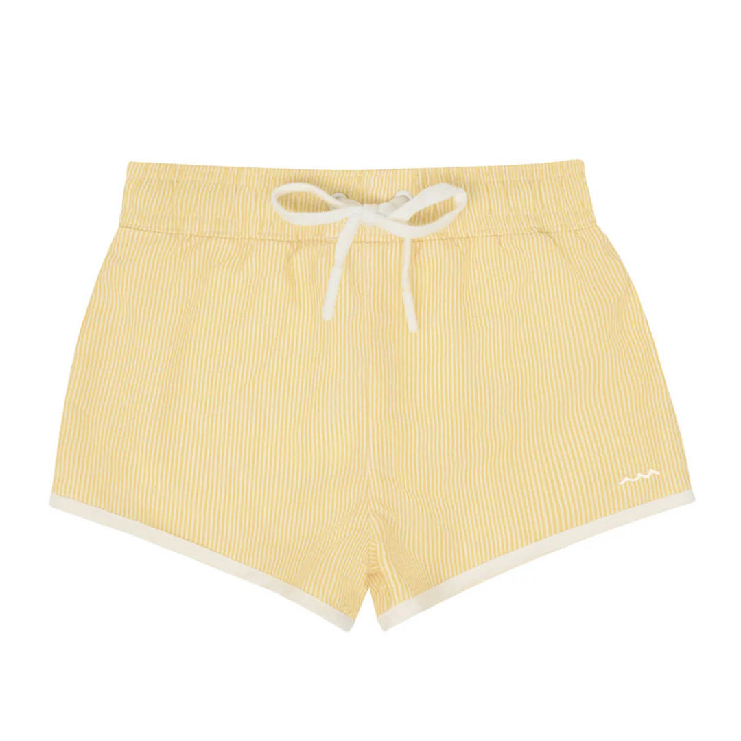 Boys Buttercream Stripe Boardie