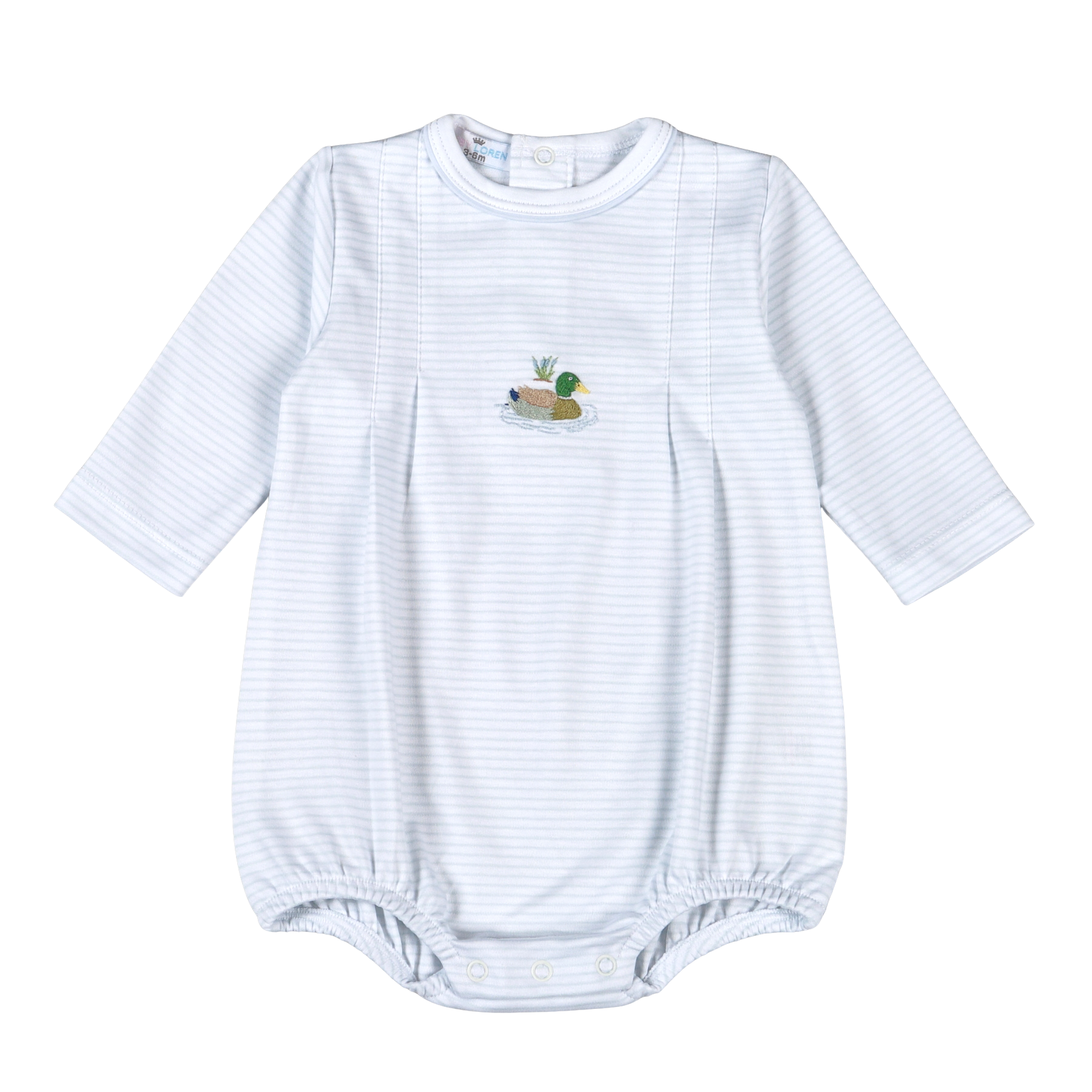 Blue Mallard Duck Pima LS Bubble