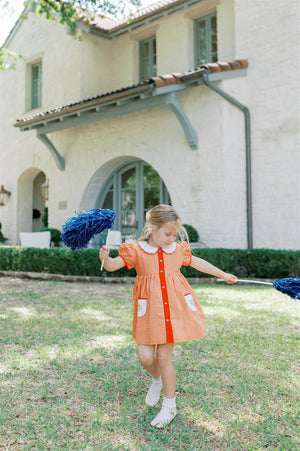 Game Day Dress Orange (Toddler)
