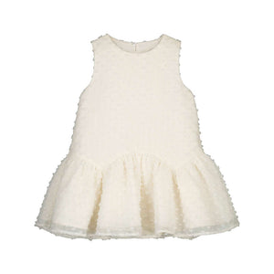 Cream Swiss Dot Dress