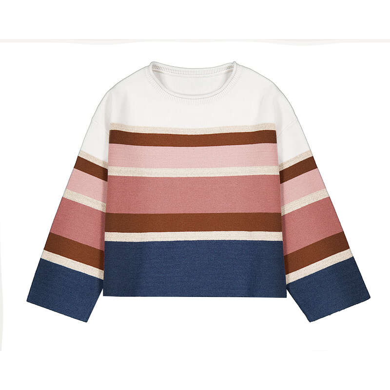 Stripe Jacquard Jumper
