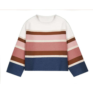 Stripe Jacquard Jumper