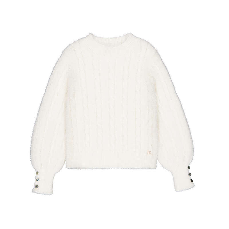 White Fuzzy Sweater
