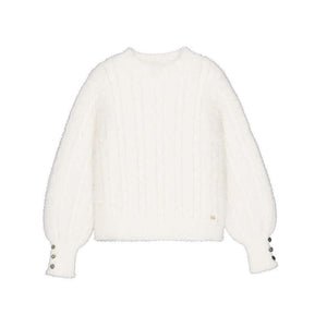 White Fuzzy Sweater