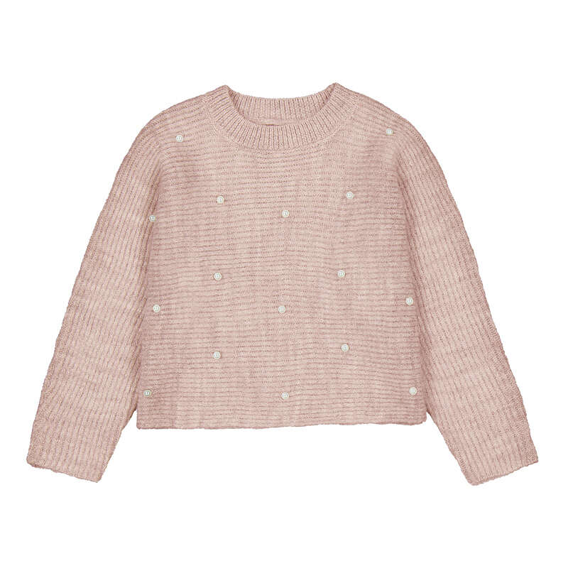 Pink Pearl Knit Sweater