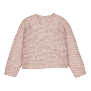 Pink Pearl Knit Sweater