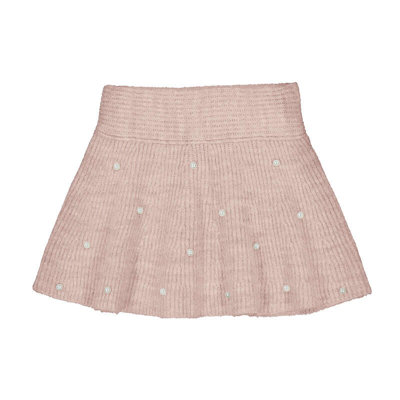 Pink Pearl Knit Skirt