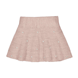 Pink Pearl Knit Skirt