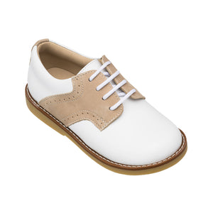 White & Ivory Golfer Shoe