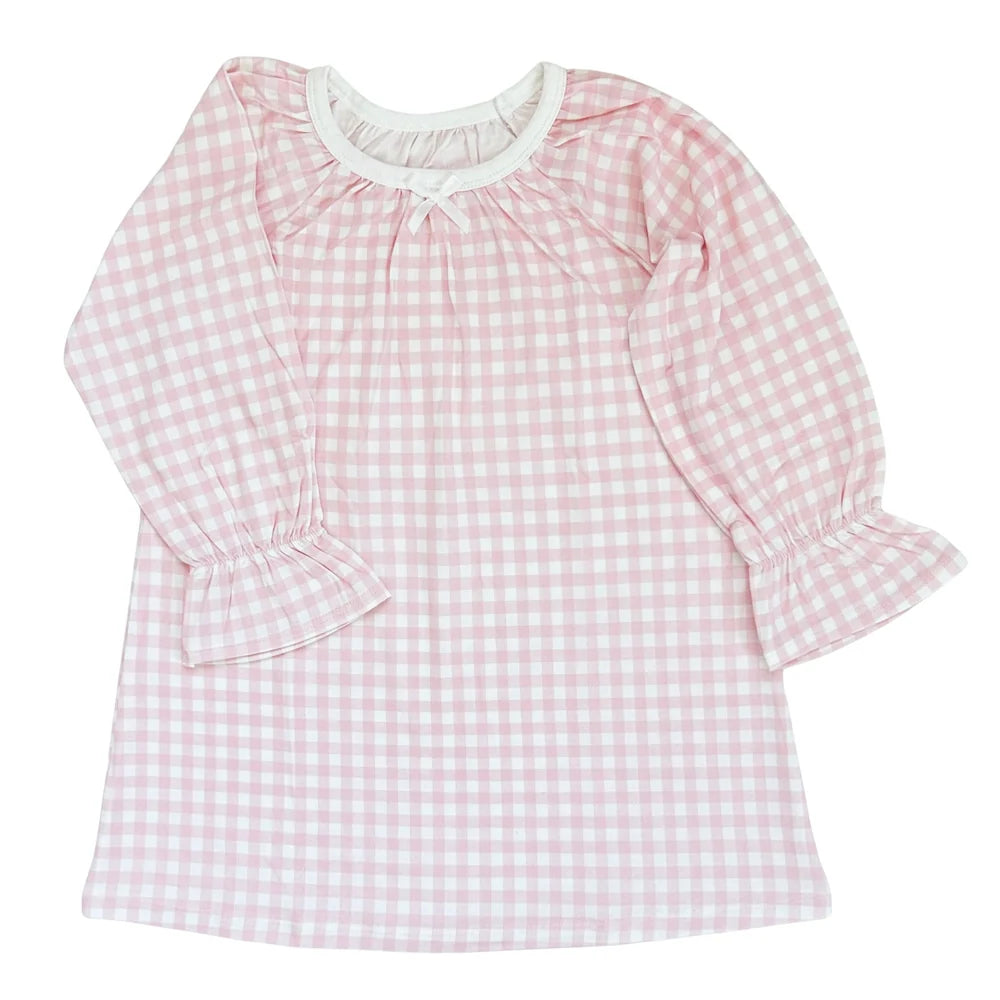 Blush Gingham Grace Dress
