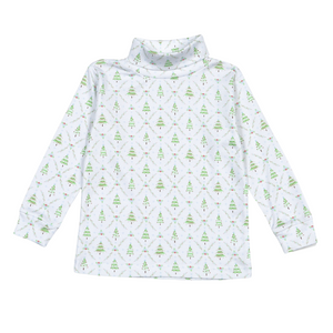Holly Night Pima Turtleneck (Kid)